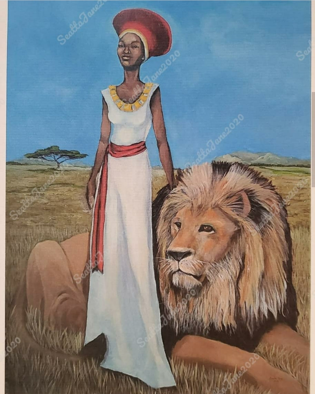 PROFESSIONAL ART PRINTS by Seatta Jane: Piece "Judah"