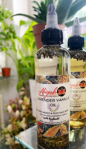 Abiyah Naturals Lavender Vanilla Body Oil 4 OZ