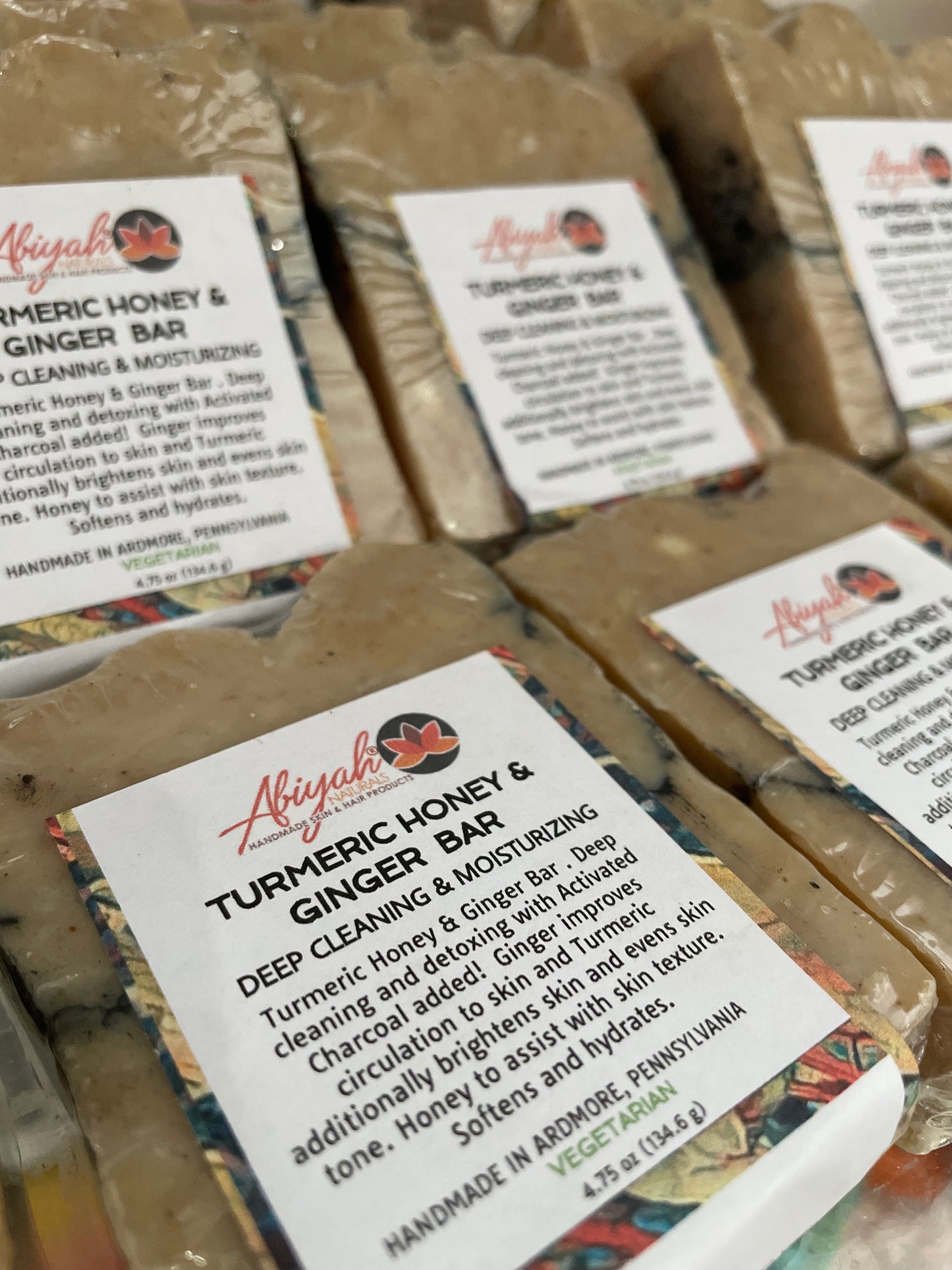 Turmeric Honey & Ginger Bar