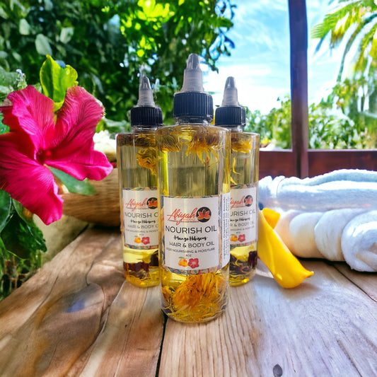 Hibiscus Mango Body Oil 8 oz