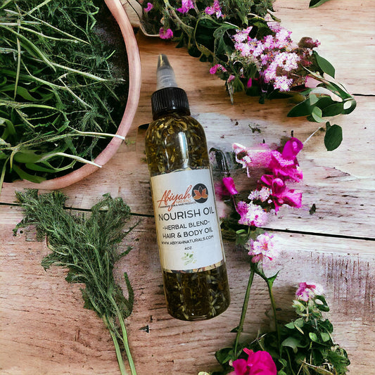 NOURISH- Herbal Blend. Hair & Body Oil