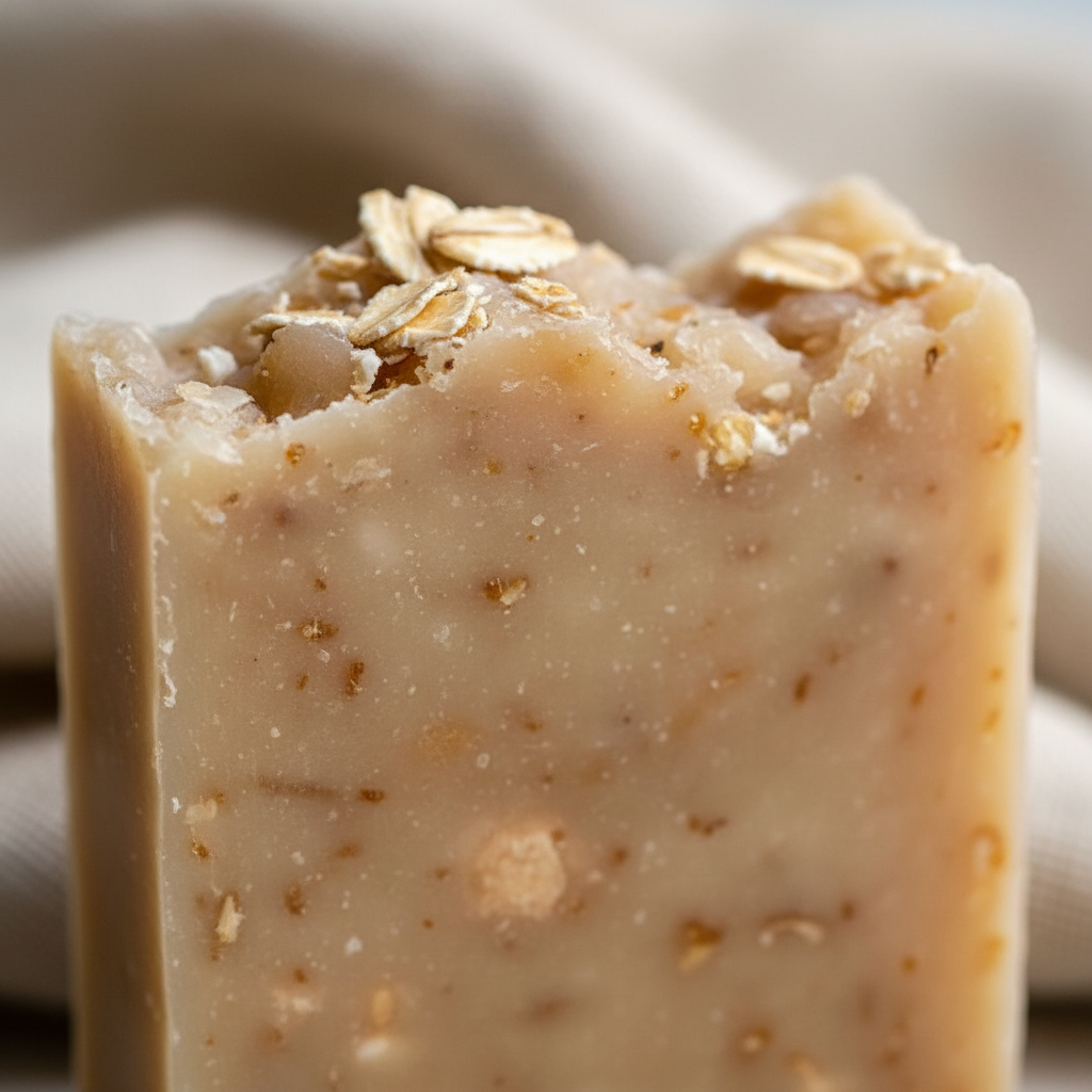 Oatmeal Honey Bar Texture Close-Up