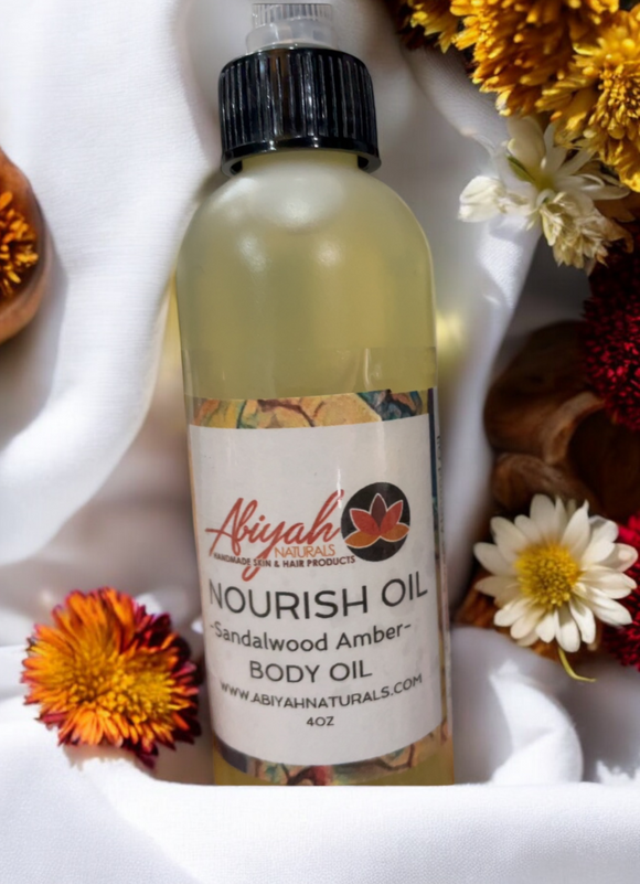 Nourish: Sandalwood Amber Body Oil