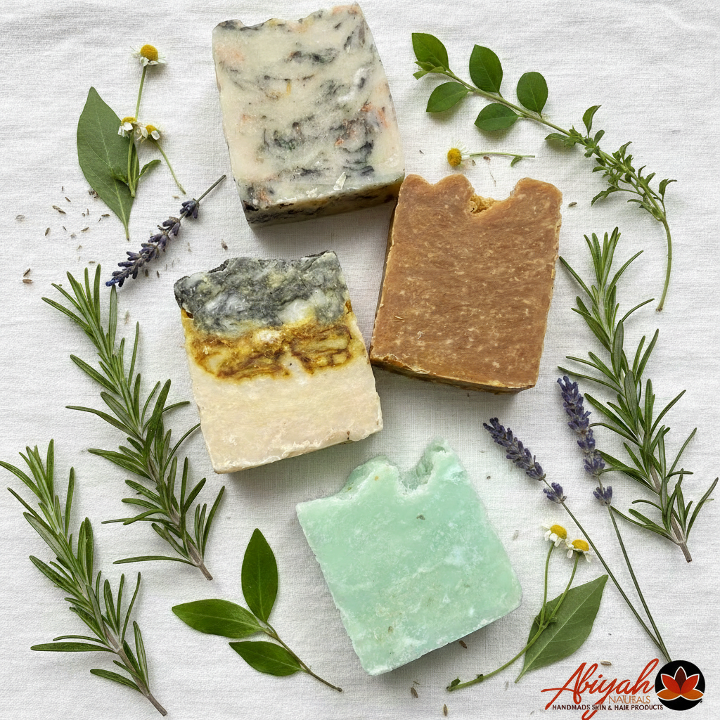 Soap Bundle with Abiyah Naturals Logo