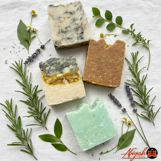 Soap Bundle with Abiyah Naturals Logo