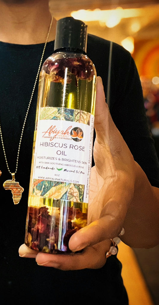 Hibiscus Rose Body Oil 8 oz