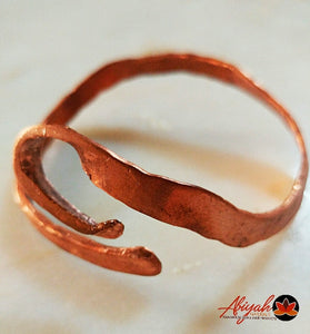 The Return- Copper Hammered Bracelet