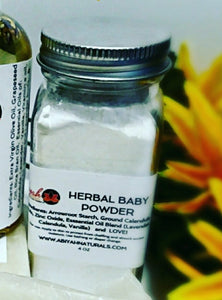 Abiyah Naturals Herbal Baby Powder