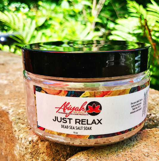 Just Relax Dead Sea Salt Soak-4oz