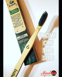 Bamboo Toothbrush with Charcoal Infused  Bristles