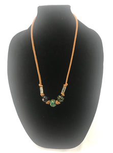 Indian Glass Bead Necklace - Design 1