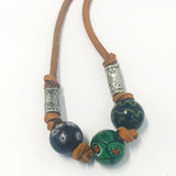 Indian Glass Bead Necklace - Design 1